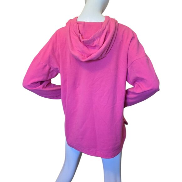 SWEATY BETTY Pink Escape Luxe Fleece Hoodie 12/XL - Picture 4 of 8